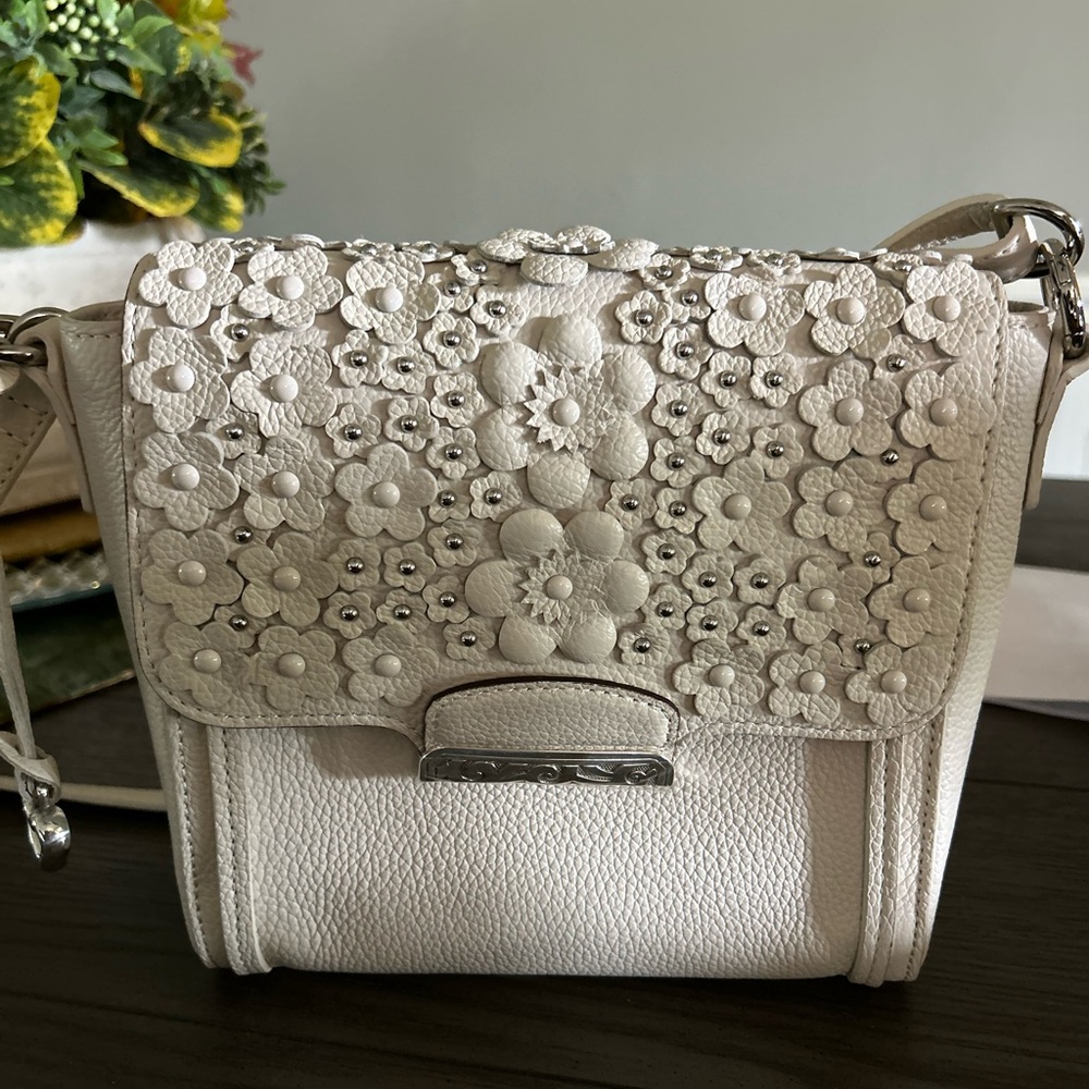 Brighton Cream Floral Crossbody Bag - Picture 4 of 9